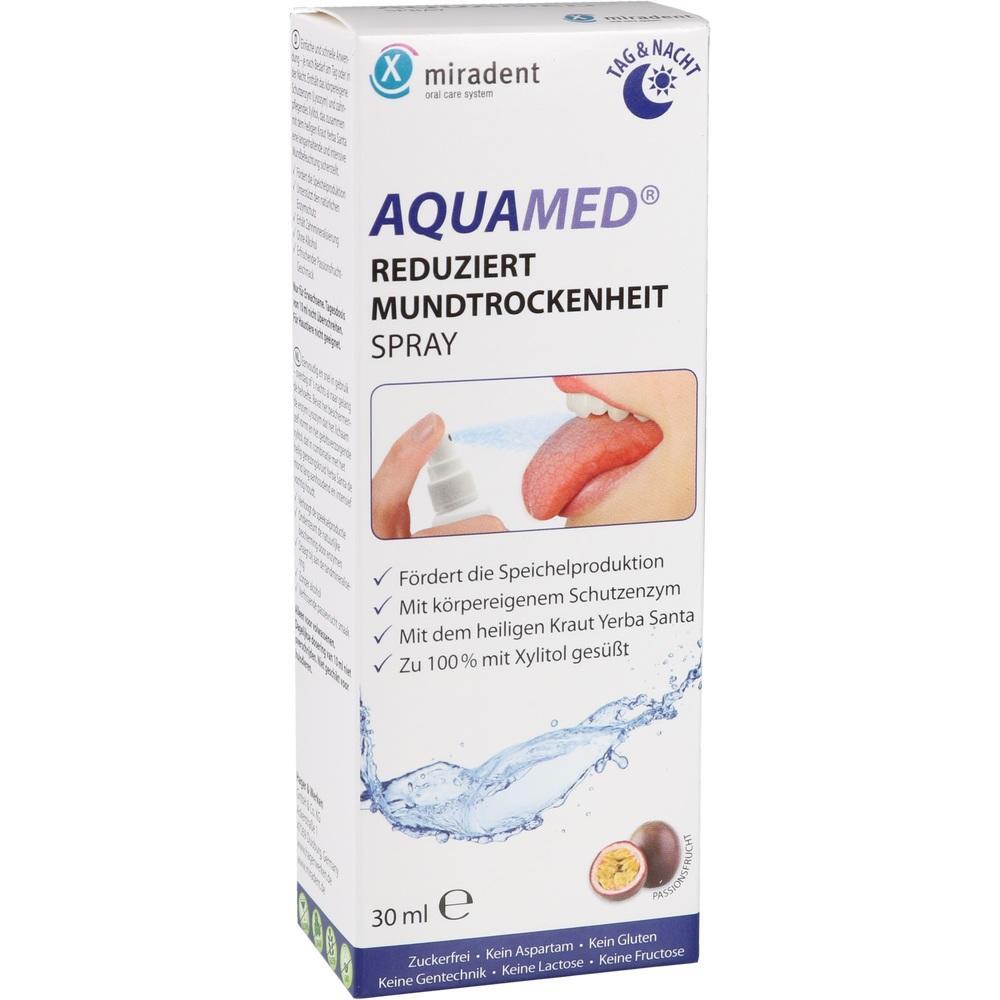Ein Spray zur Reduzierung von Mundtrockenheit, zuckerfrei und mit Xylitol gesüßt.